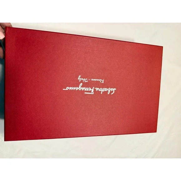 Mens Salvatore FERRAGAMO Celso Dark blue Leather (Suede) Horsebit Loafer SIZE 9D - Picture 6 of 6